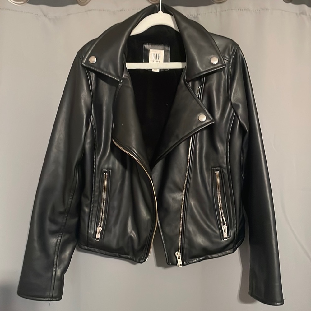 Gap leather moto jacket